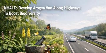 NHAI has launched a new initiative titled ‘Arogya Van’ to integrate ecological sustainability into National Highway development